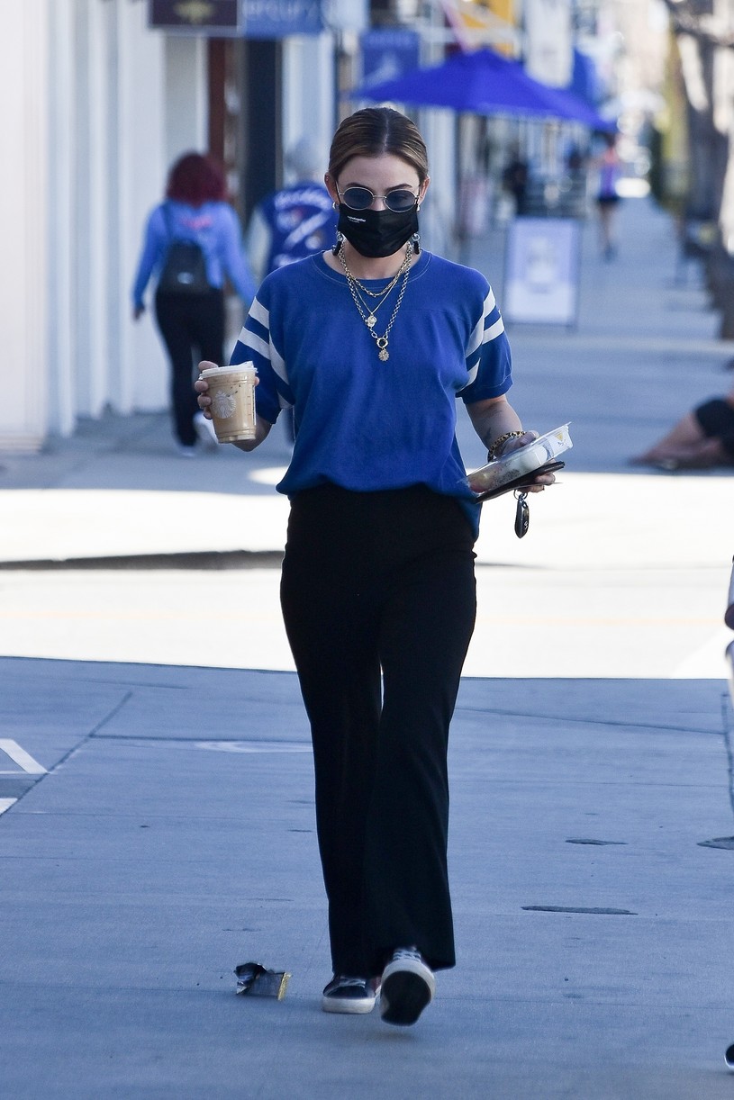 Lucy Hale Runs Errands Around Town After Being Spotted With Skeet Ulrich