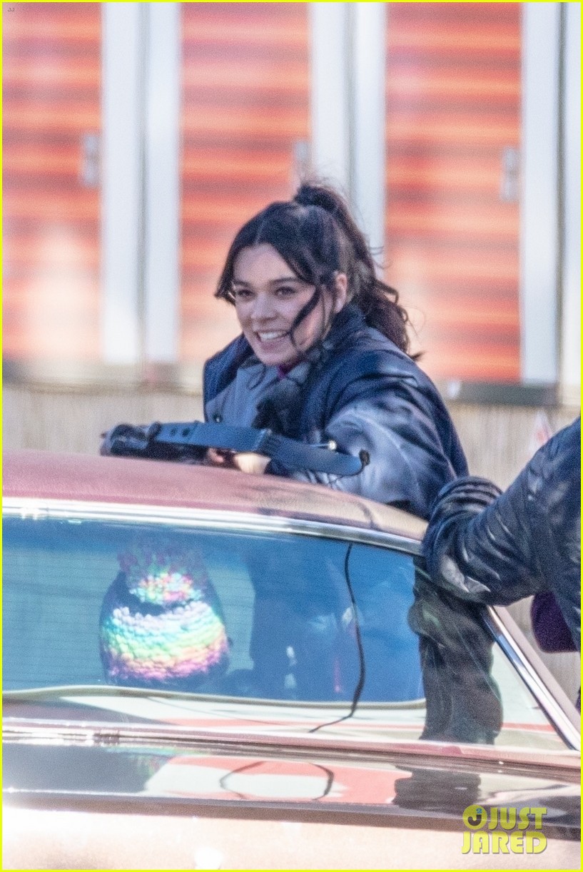 Hailee Steinfeld Continues Filming 'Hawkeye' Series With Co-Star Jeremy Renner - See The New Pics!