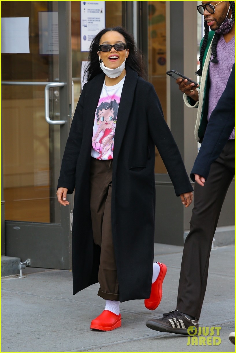 Whitney Peak Wears a Betty Boop Shirt While Out With Jeremy O Harris