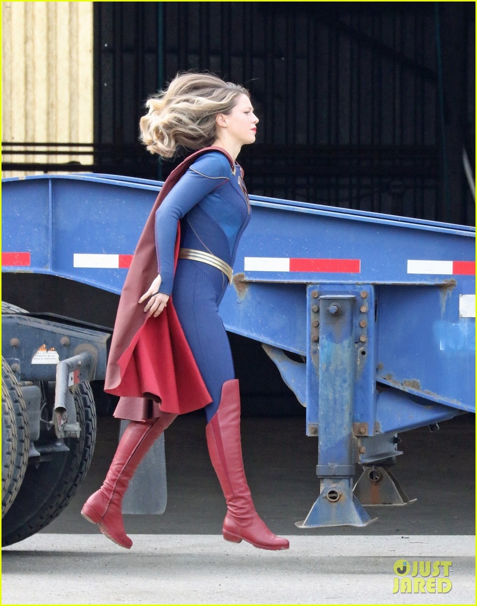 Melissa Benoist Gets To Work On Final Season of 'Supergirl' - First Look Photos!