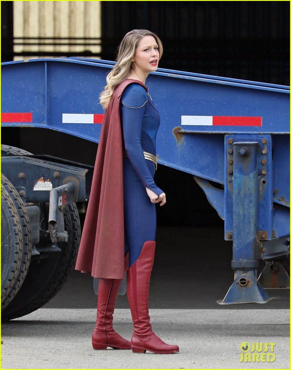 Melissa Benoist Gets To Work On Final Season of 'Supergirl' - First Look Photos!