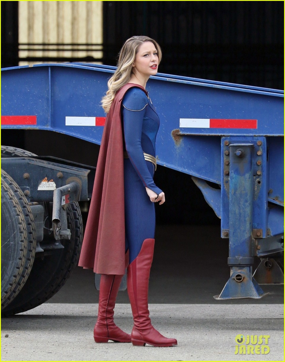 Melissa Benoist Gets To Work On Final Season of 'Supergirl' - First Look Photos!
