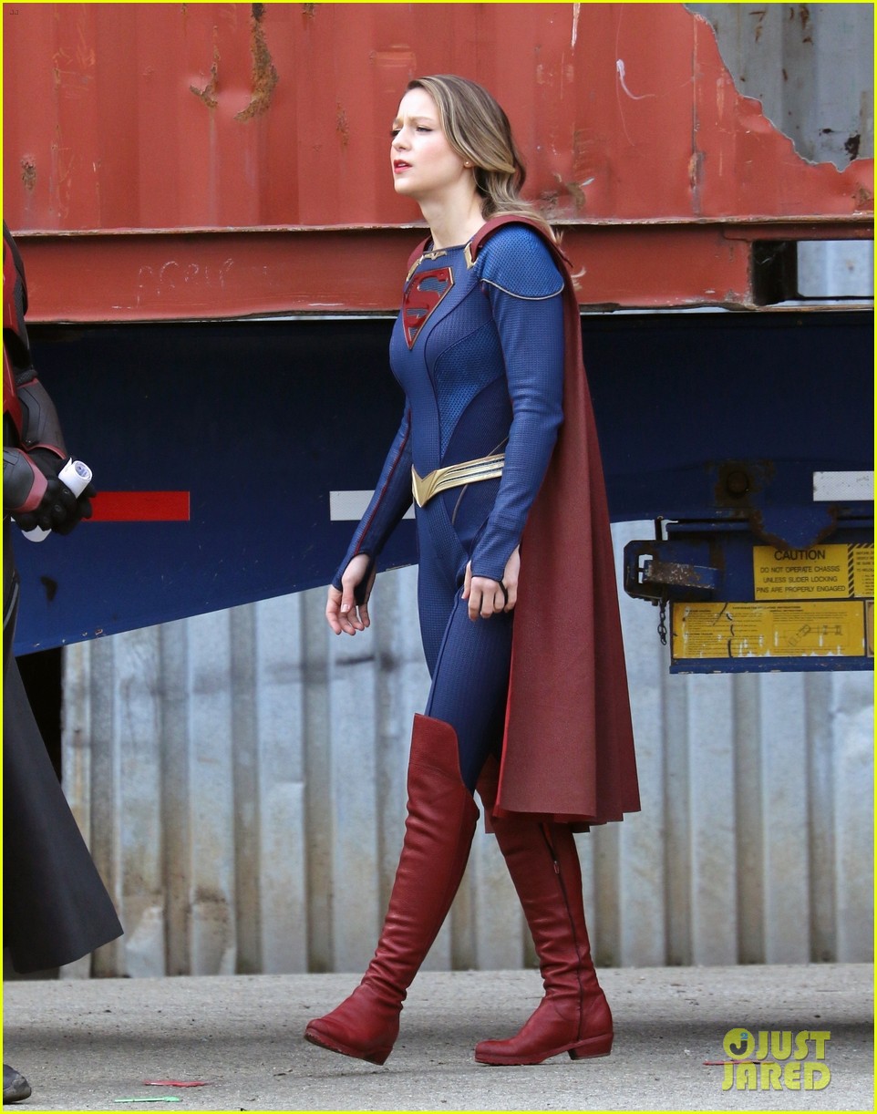 Melissa Benoist Gets To Work On Final Season of 'Supergirl' - First Look Photos!