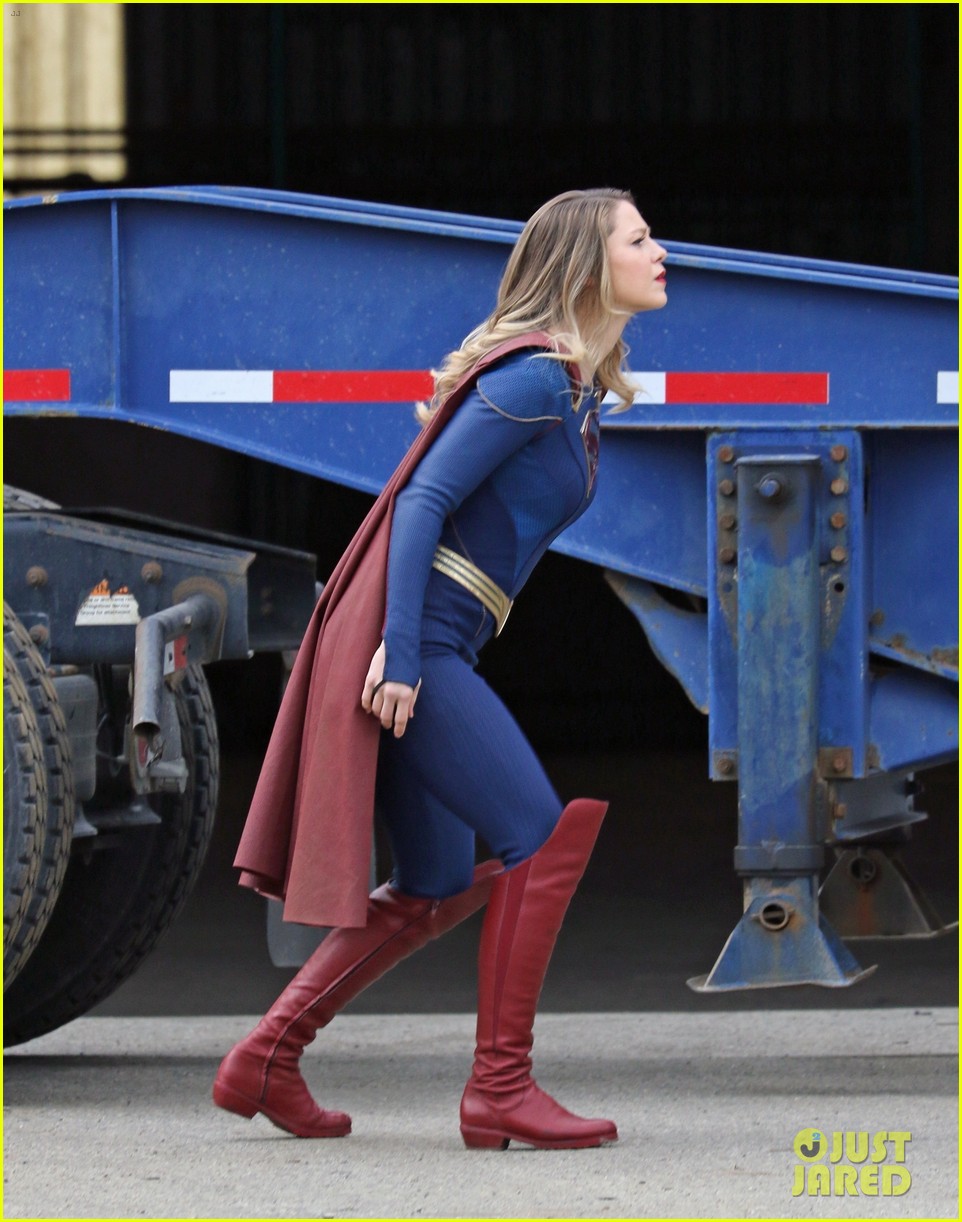 Melissa Benoist Gets To Work On Final Season of 'Supergirl' - First Look Photos!