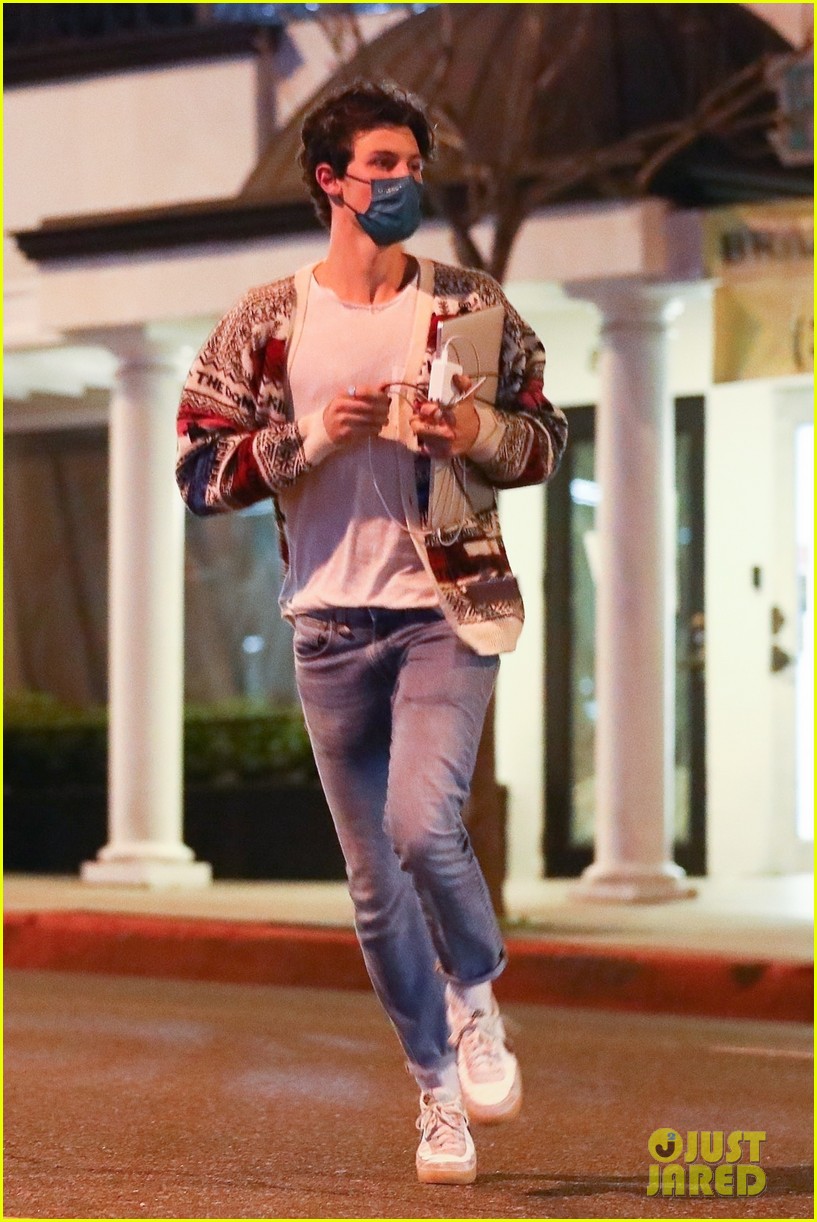 Shawn Mendes Steps Out to Get a COVID-19 Test