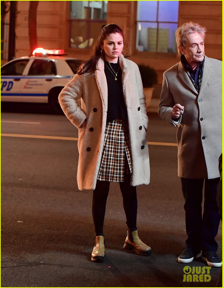 Selena Gomez Looks Really Worried On 'Only Murders In The Building' Set in NYC