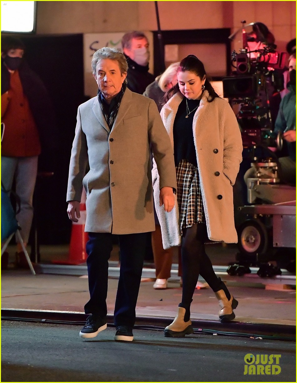 Selena Gomez Looks Really Worried On 'Only Murders In The Building' Set in NYC
