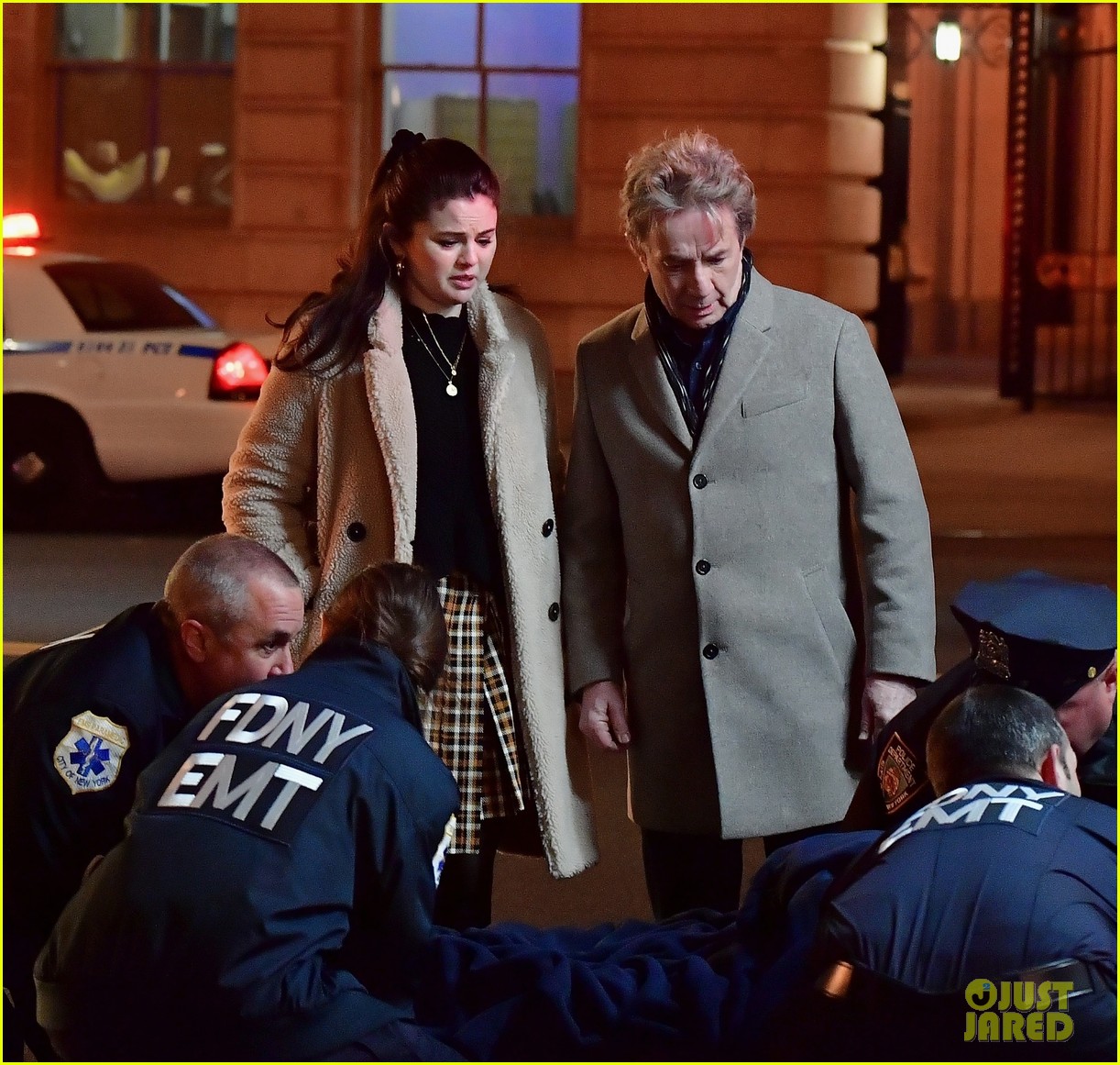 Selena Gomez Looks Really Worried On 'Only Murders In The Building' Set in NYC
