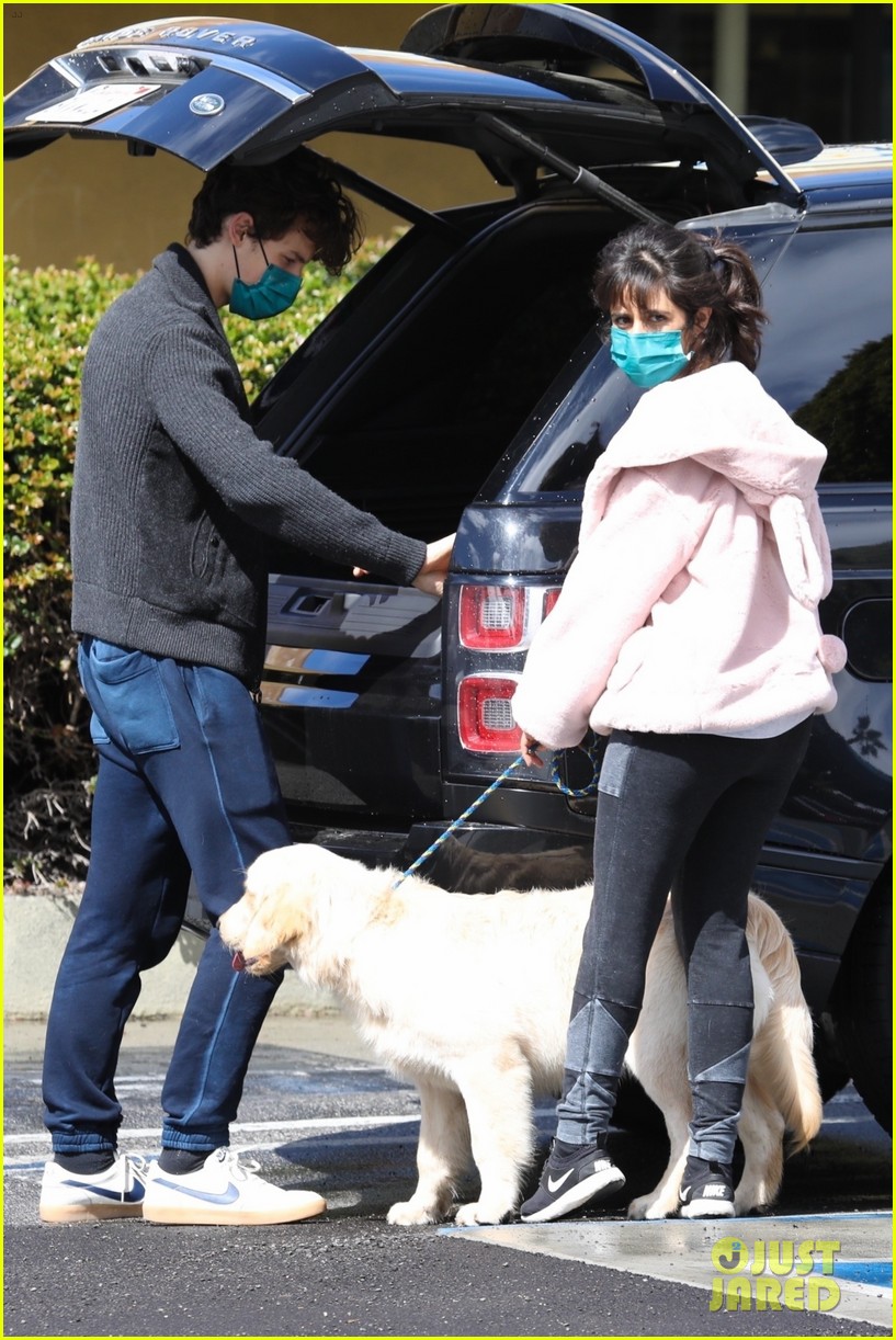 Shawn Mendes & Camila Cabello Take Their Dog To The Groomers Together