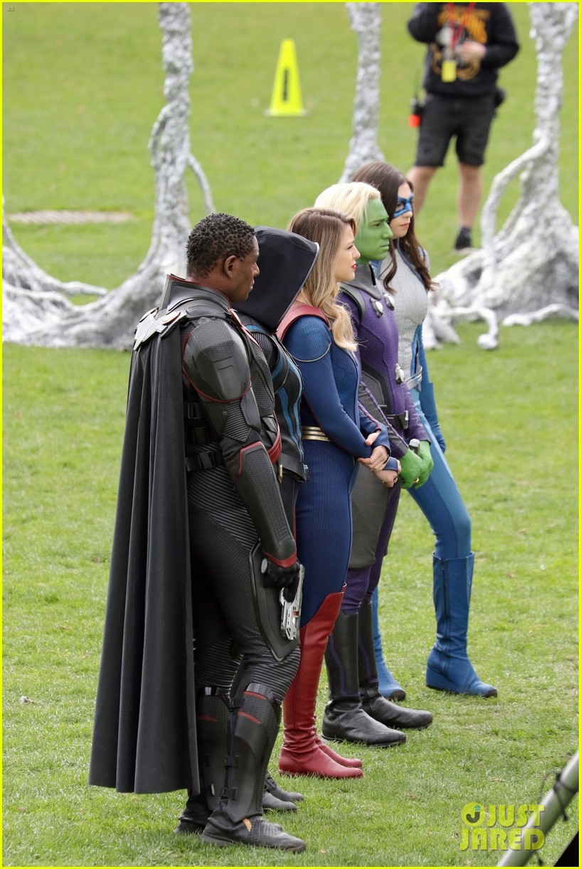 Supergirl Is Tied Up in New Set Photos Featuring Melissa Benoist & More
