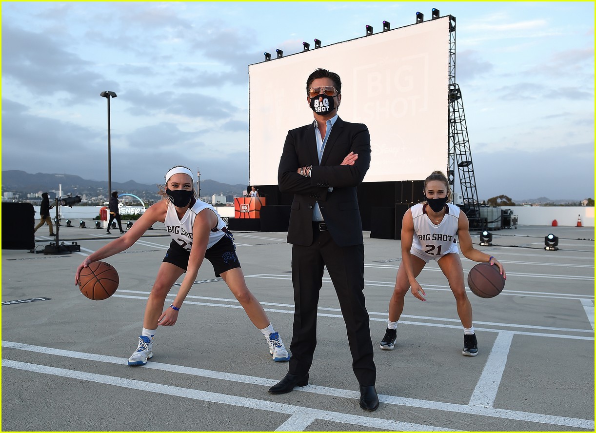 Tiana Le, John Stamos & More Attend The Drive-In Premiere For New Show 'Big Shot'