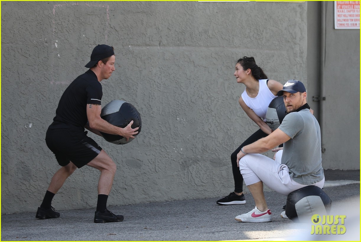 Nina Dobrev Kicks Off Weekend By Working Out with Shaun White