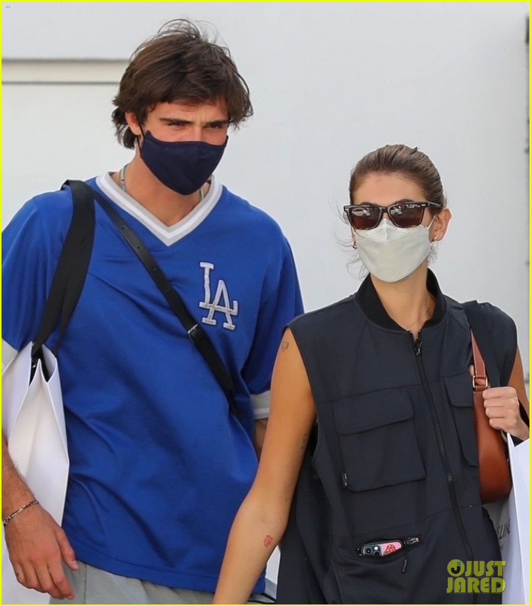Kaia Gerber & Jacob Elordi Keep Low Profile on Date Night