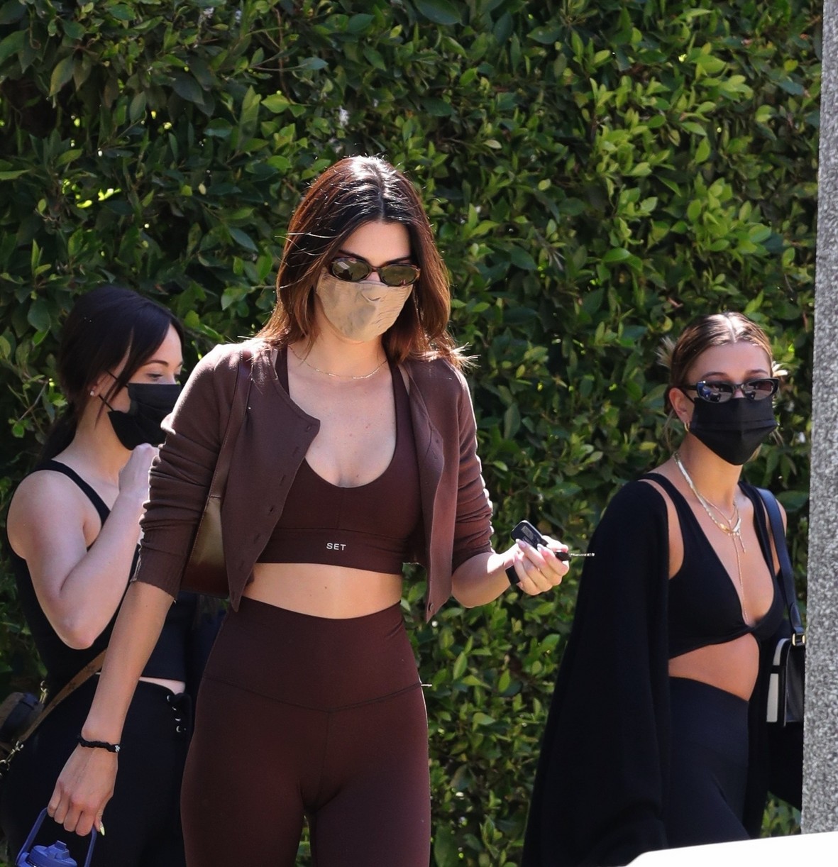 Kendall Jenner Teams Up With Hailey Bieber For Early Pilates Class in LA