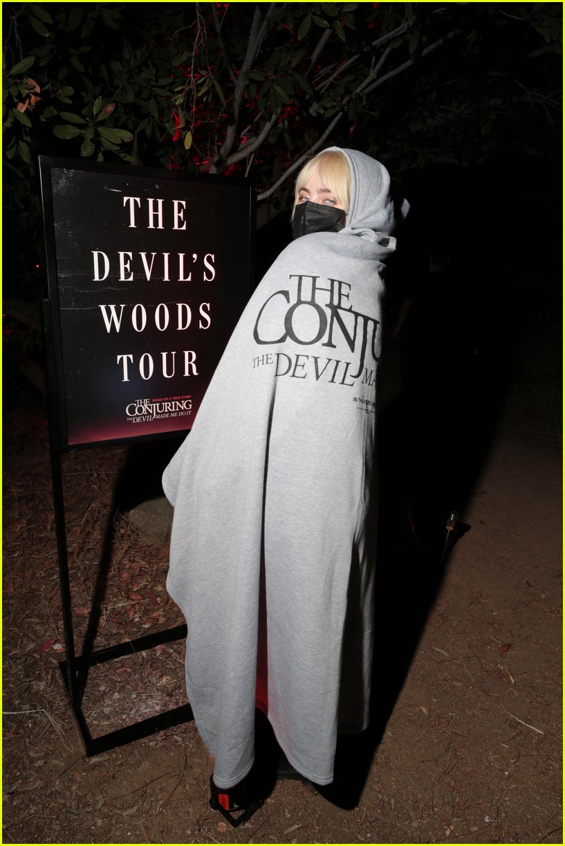 Billie Eilish Gets Sneak Peek of 'The Conjuring: The Devil Made Me Do It'