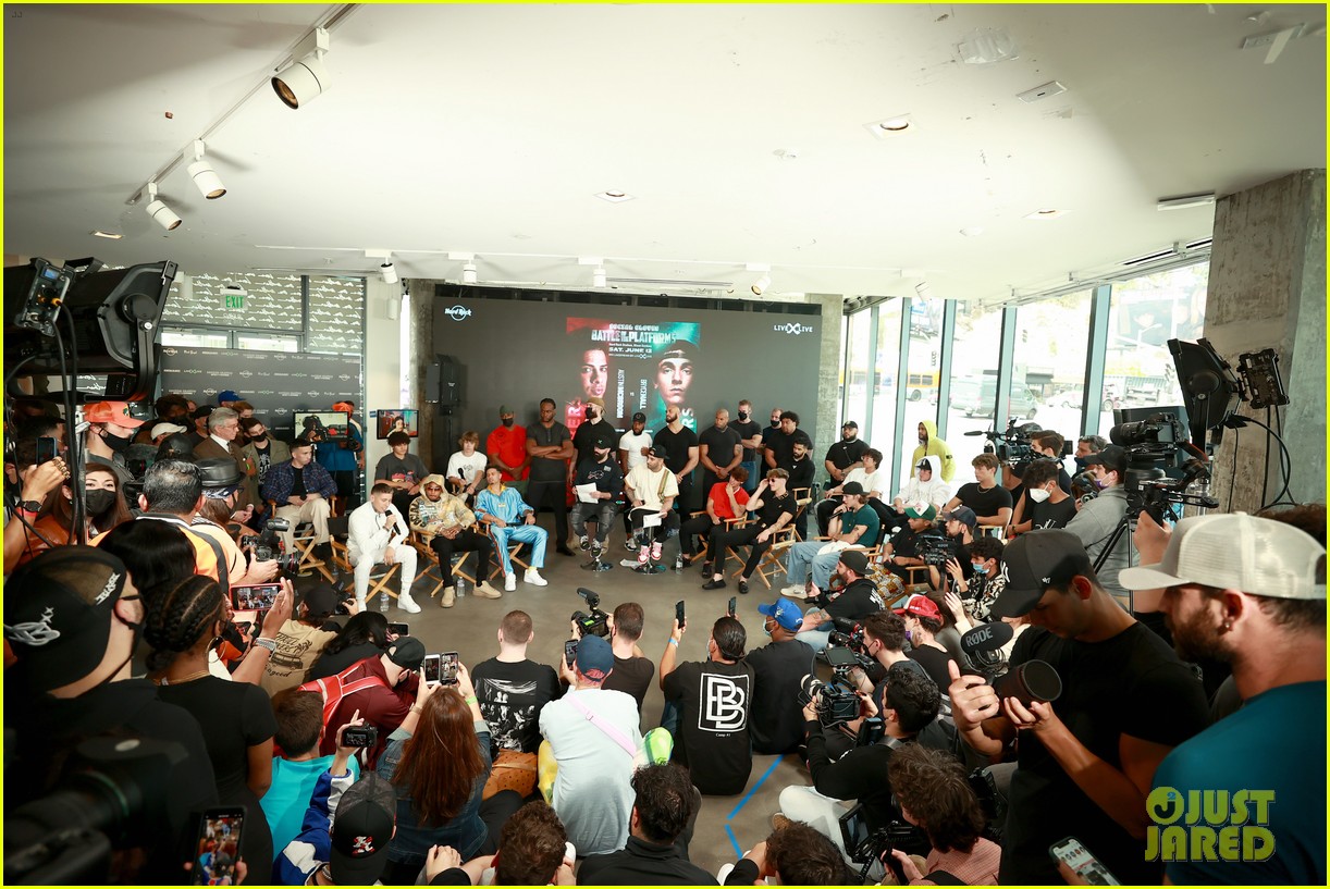 Bryce Hall & Austin McBroom Get Into Fight at Boxing Match Press Conference (Video)