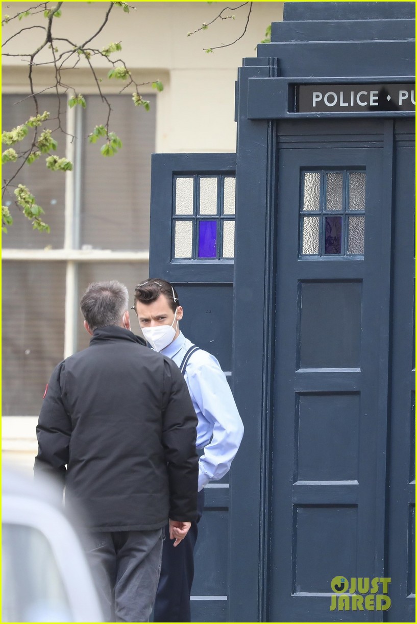 Harry Styles & David Dawson Spotted On Set Together for 'My Policeman'