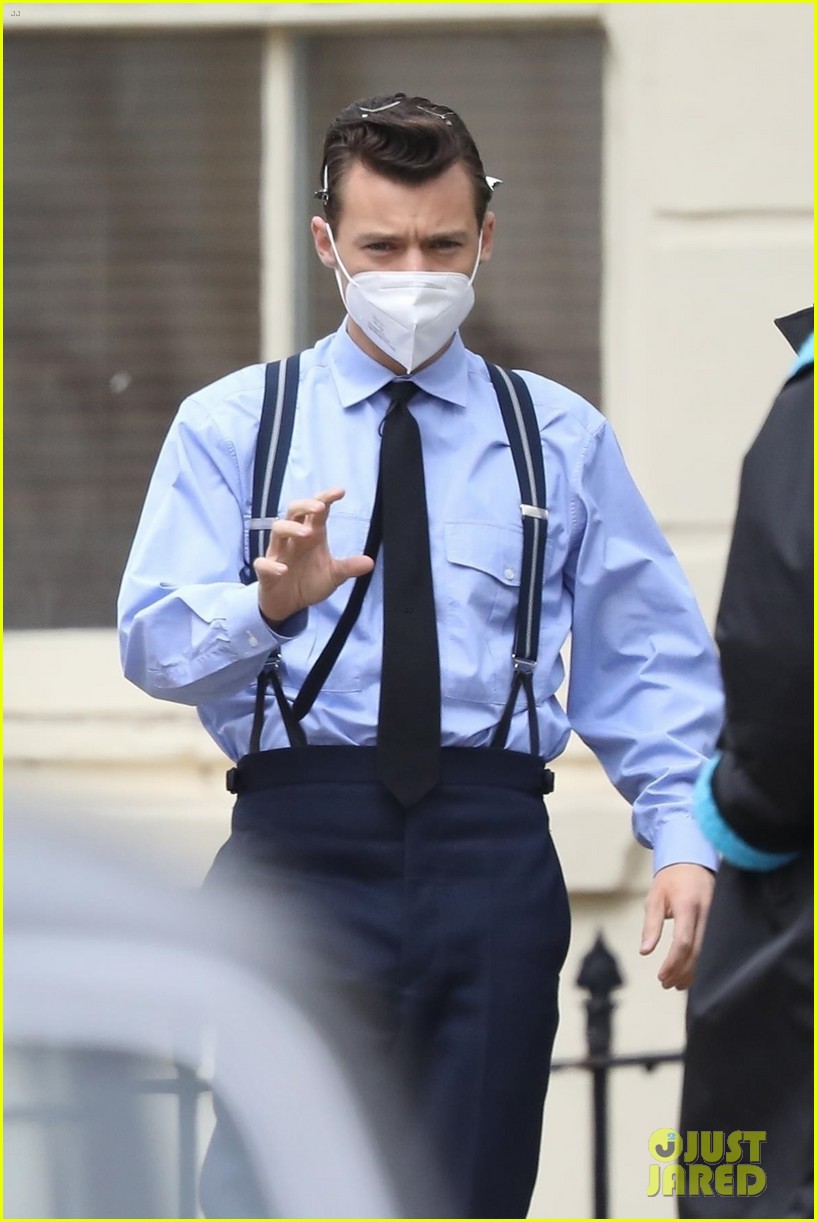 Harry Styles & David Dawson Spotted On Set Together for 'My Policeman'