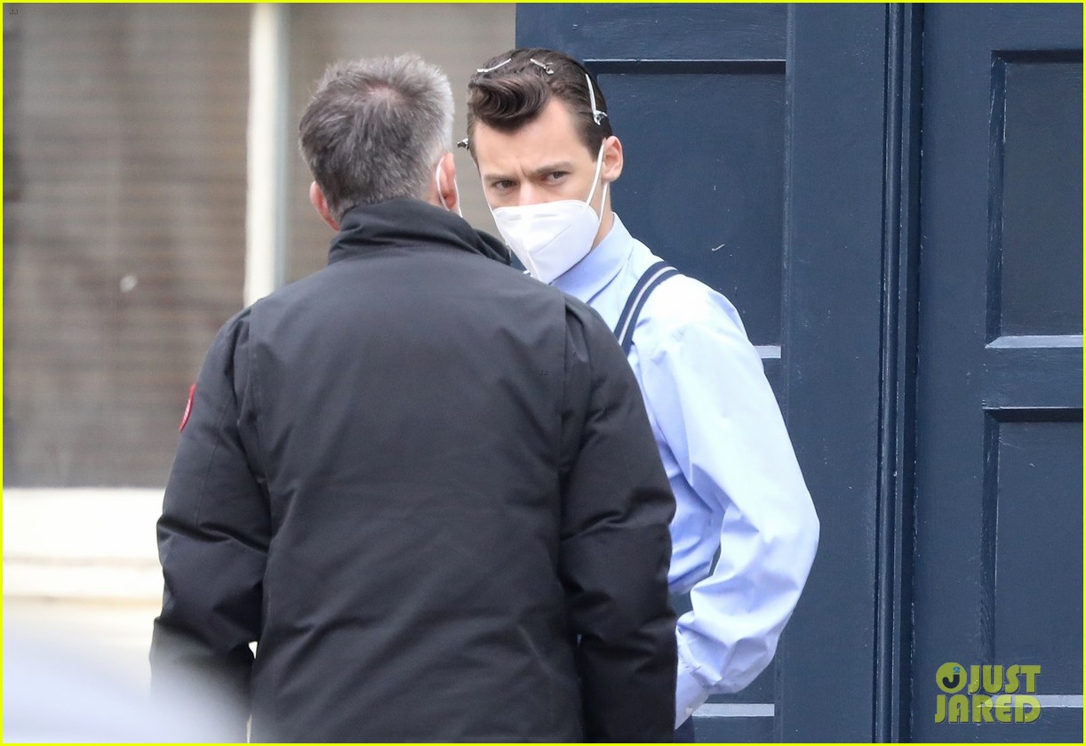Harry Styles & David Dawson Spotted On Set Together for 'My Policeman'
