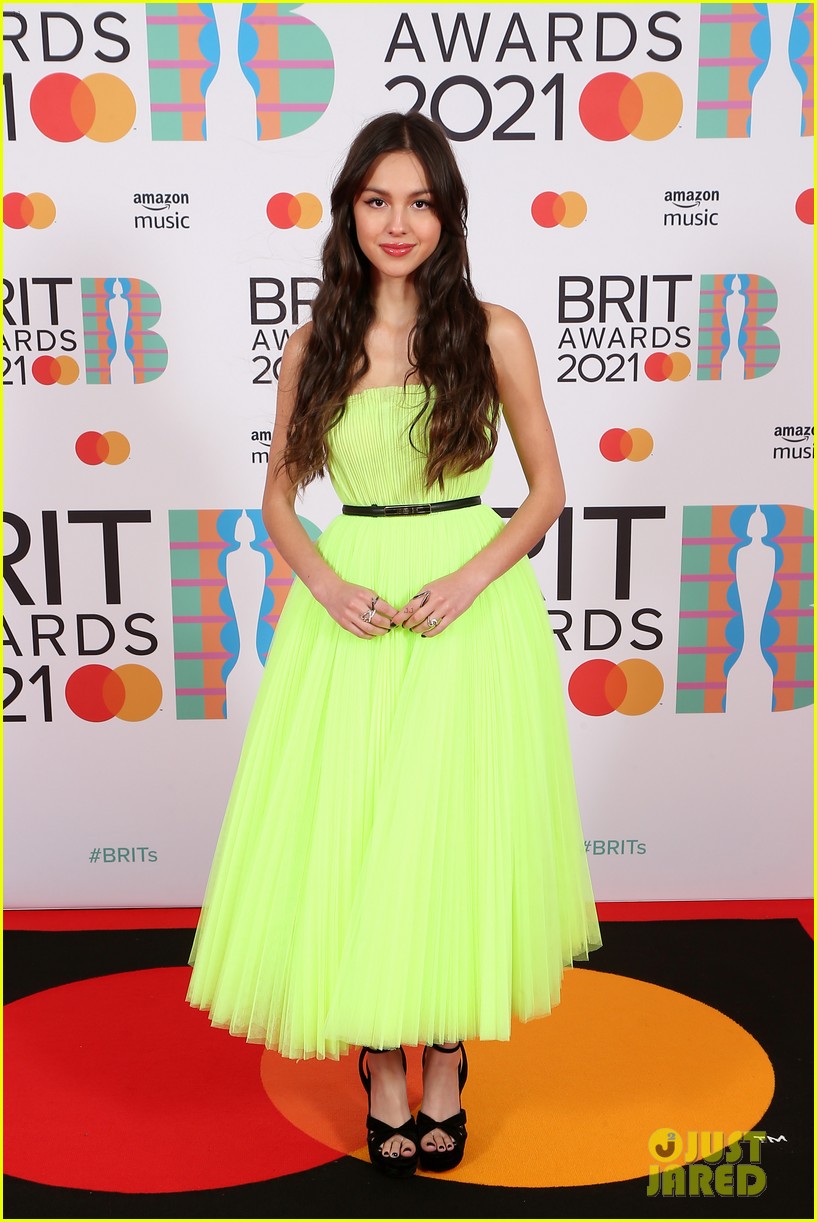 Olivia Rodrigo Attends Brit Awards for First Time, Performs 'Driver's License'