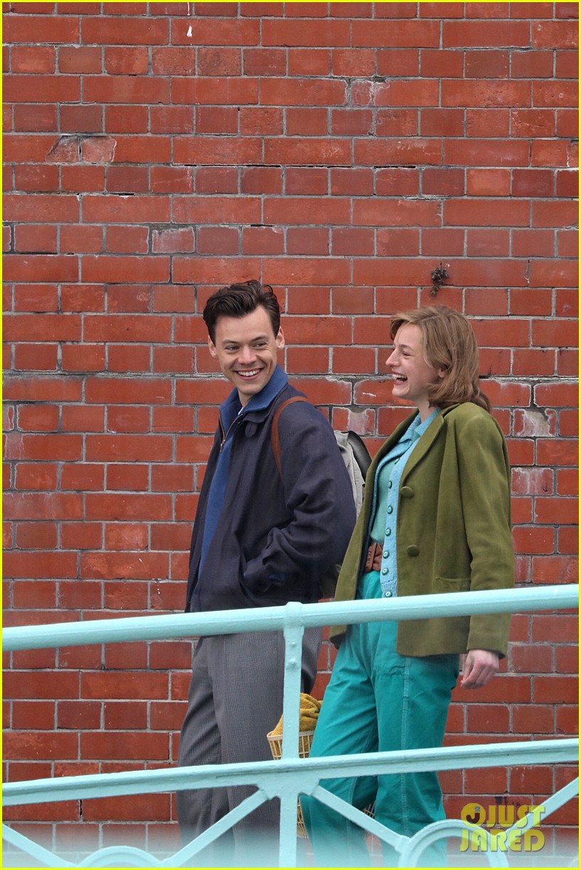 Harry Styles' Infectious Smile Is on Full Display in These 'My Policeman' Set Photos!