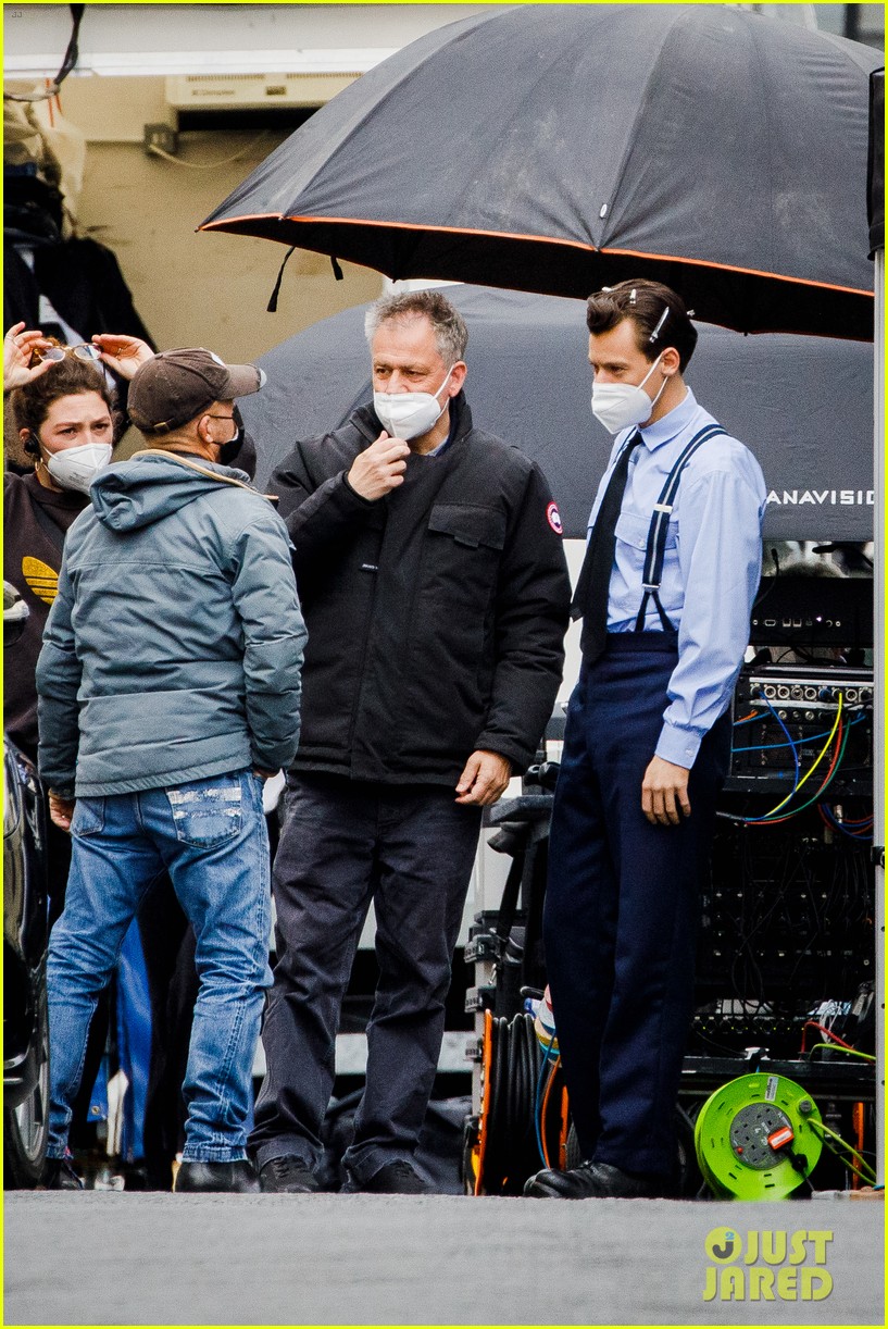 Harry Styles Wears Full Policeman Uniform in New Set Photos with David Dawson!