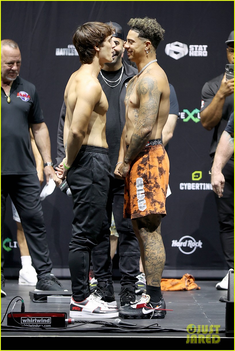 Bryce Hall, Tayler Holder, Vinnie Hacker & More Weigh In Ahead of Boxing Event