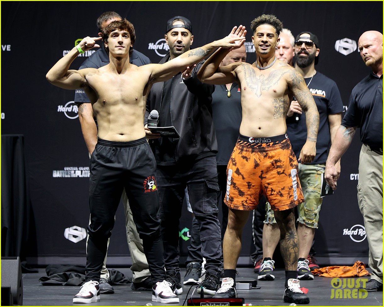 Bryce Hall, Tayler Holder, Vinnie Hacker & More Weigh In Ahead of Boxing Event
