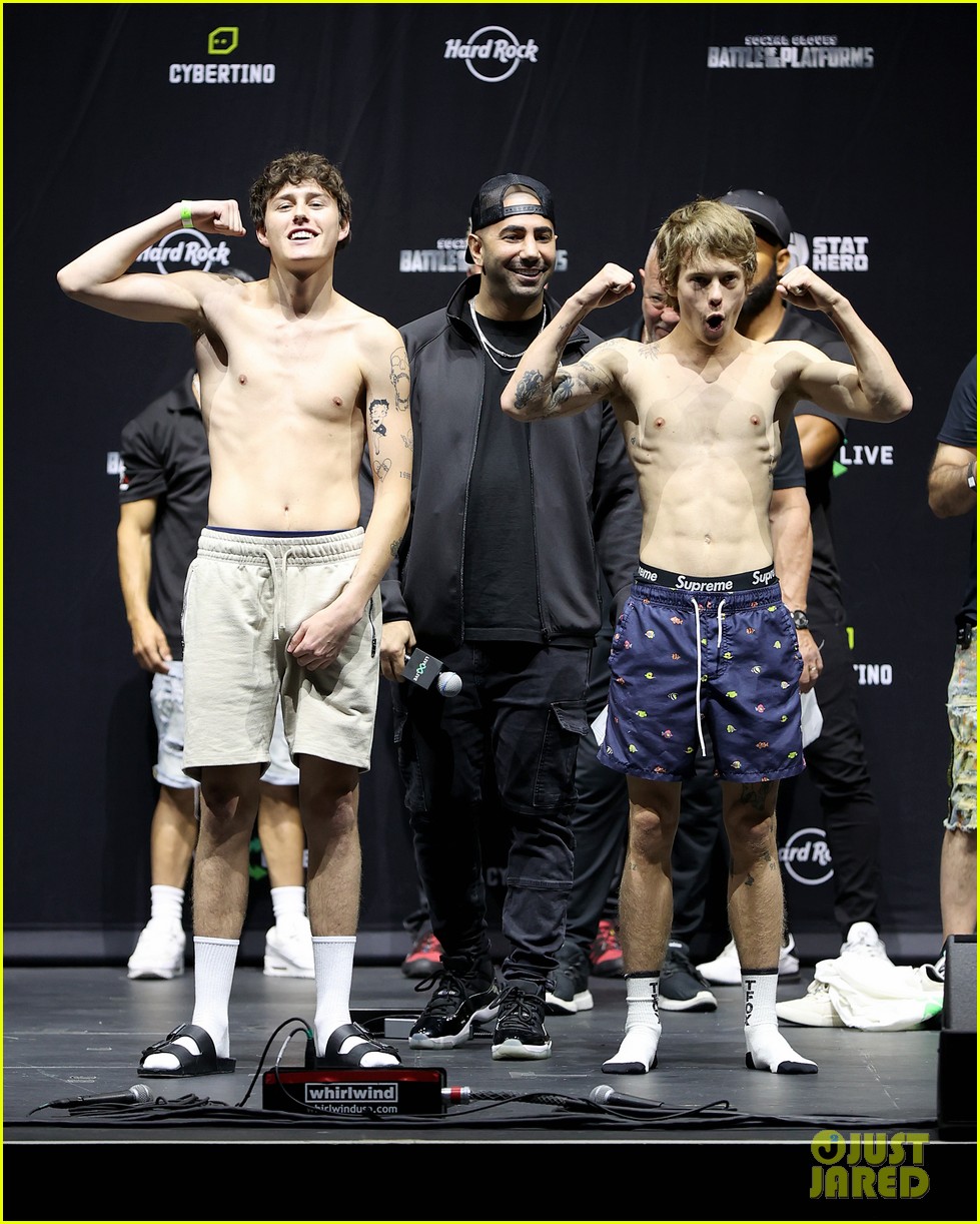 Bryce Hall, Tayler Holder, Vinnie Hacker & More Weigh In Ahead of Boxing Event
