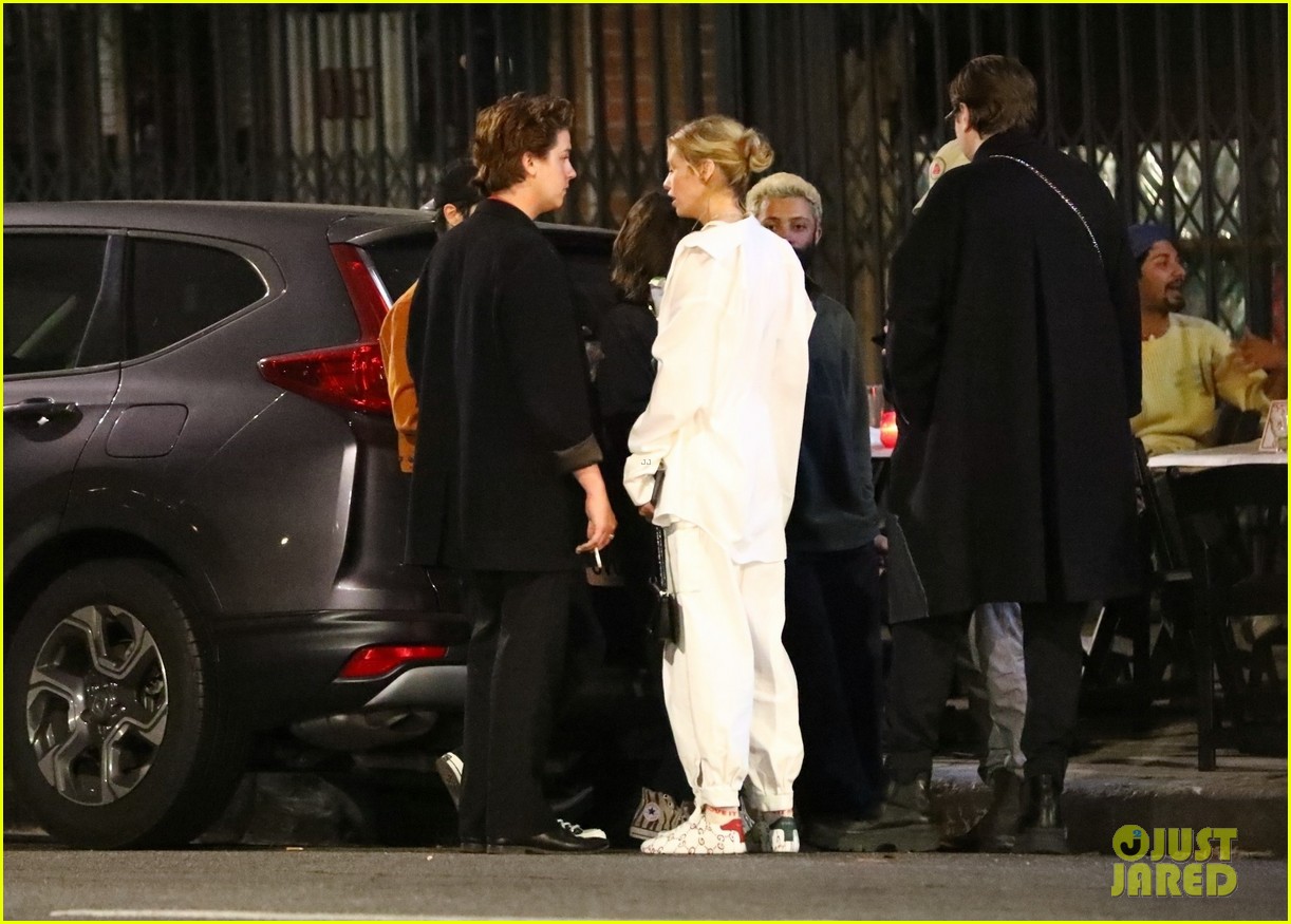 Cole & Dylan Sprouse Meet Up with Stella Maxwell, Charles Melton & Camila Mendes for Dinner in L.A.!