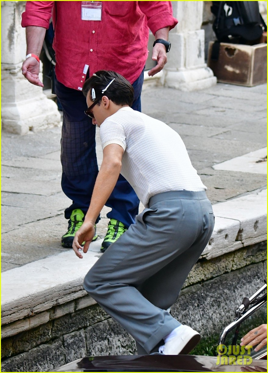 Harry Styles Joins David Dawson on the Set of 'My Policeman' in Venice!