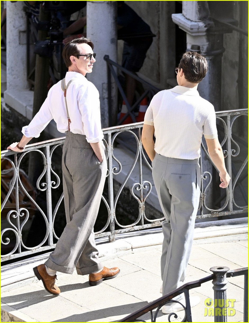 Harry Styles Joins David Dawson on the Set of 'My Policeman' in Venice!