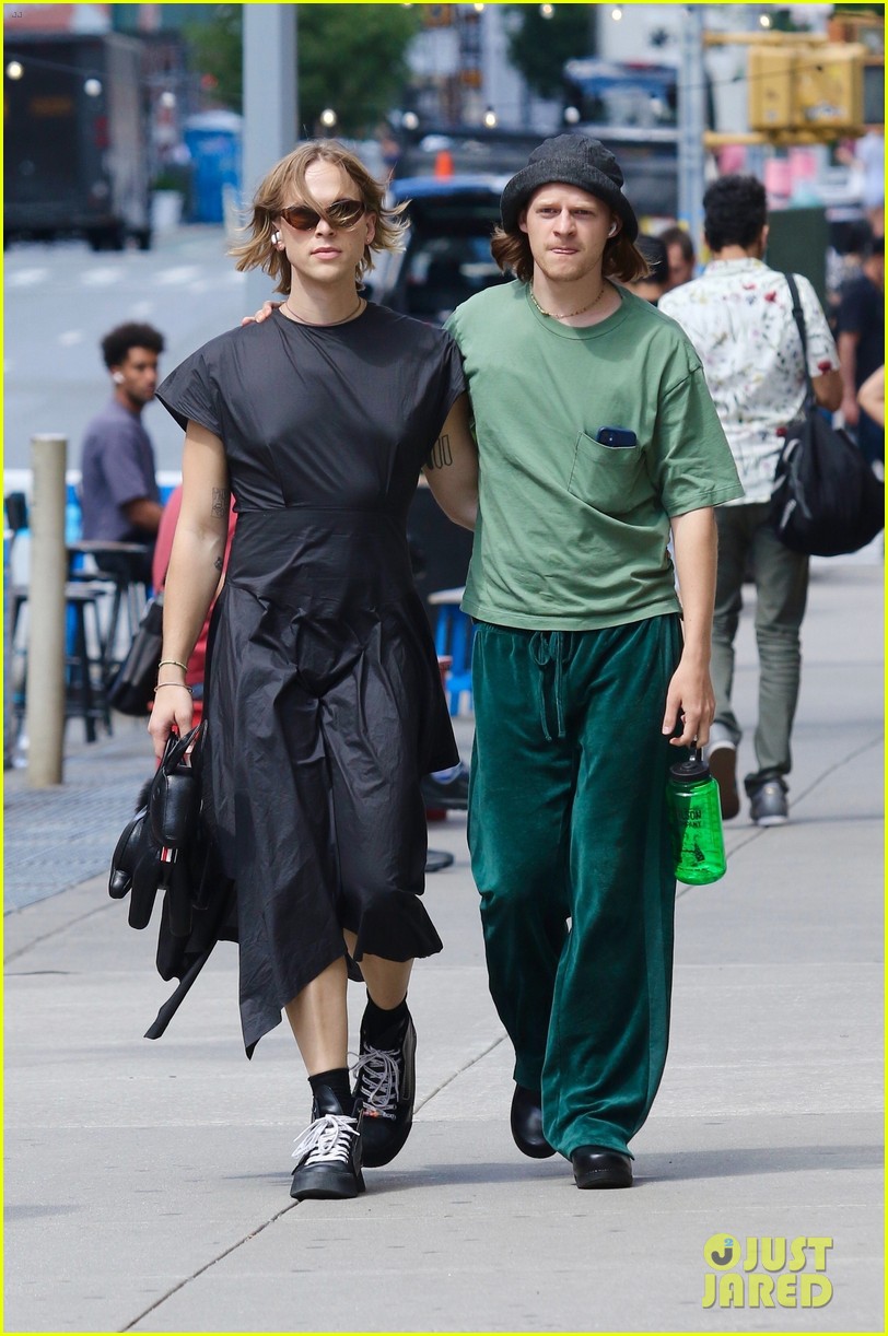 Tommy Dorfman & Lucas Hedges Spotted Holding Hands While Walking Around NYC