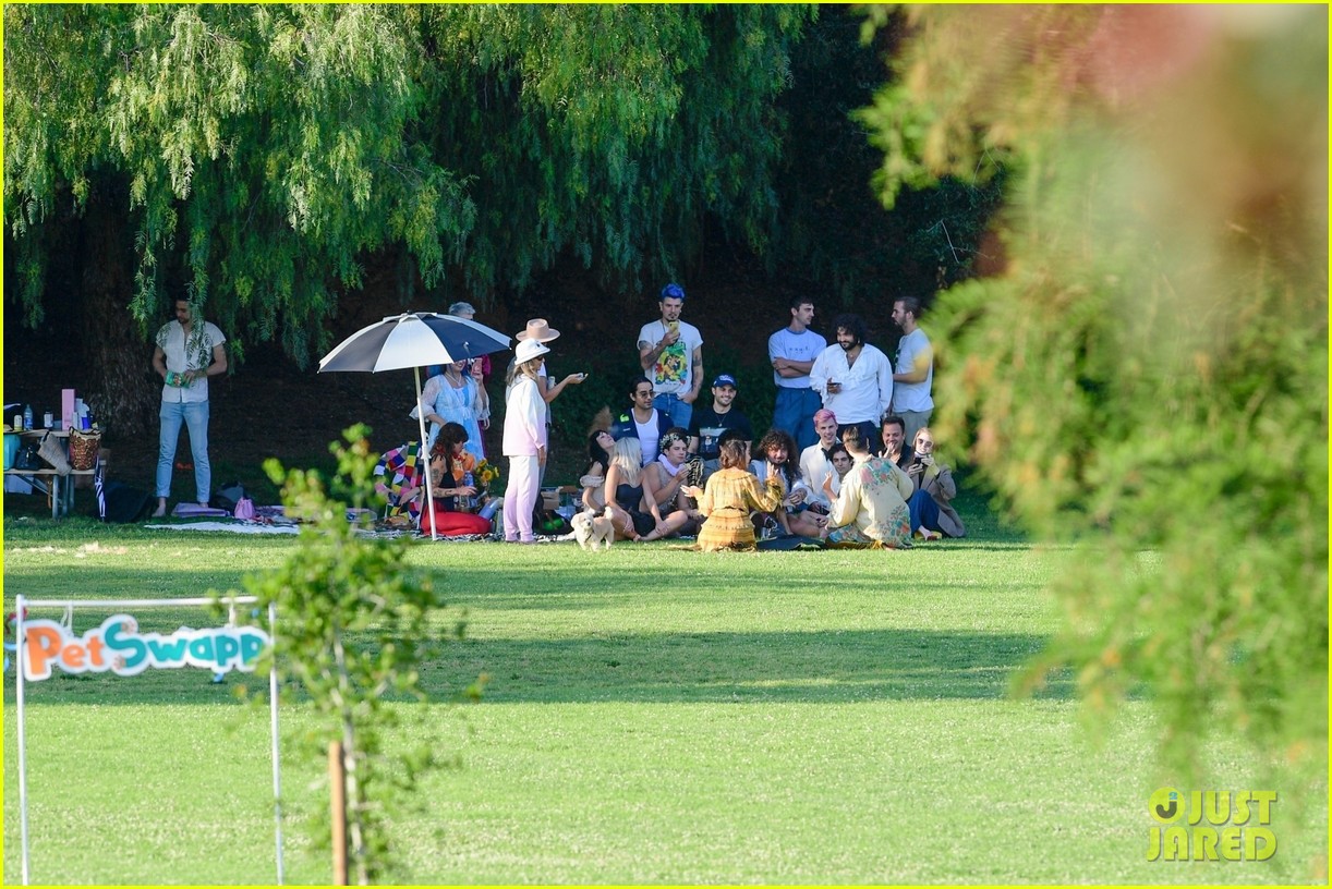 Vanessa Hudgens Gets All Dressed Up for a Themed Party in the Park!