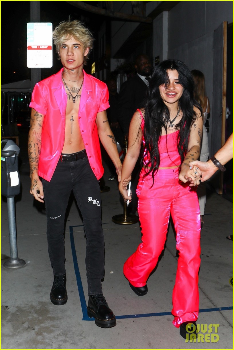 Jaden Hossler & Nessa Barrett Are Matching While Celebrating Her New Song