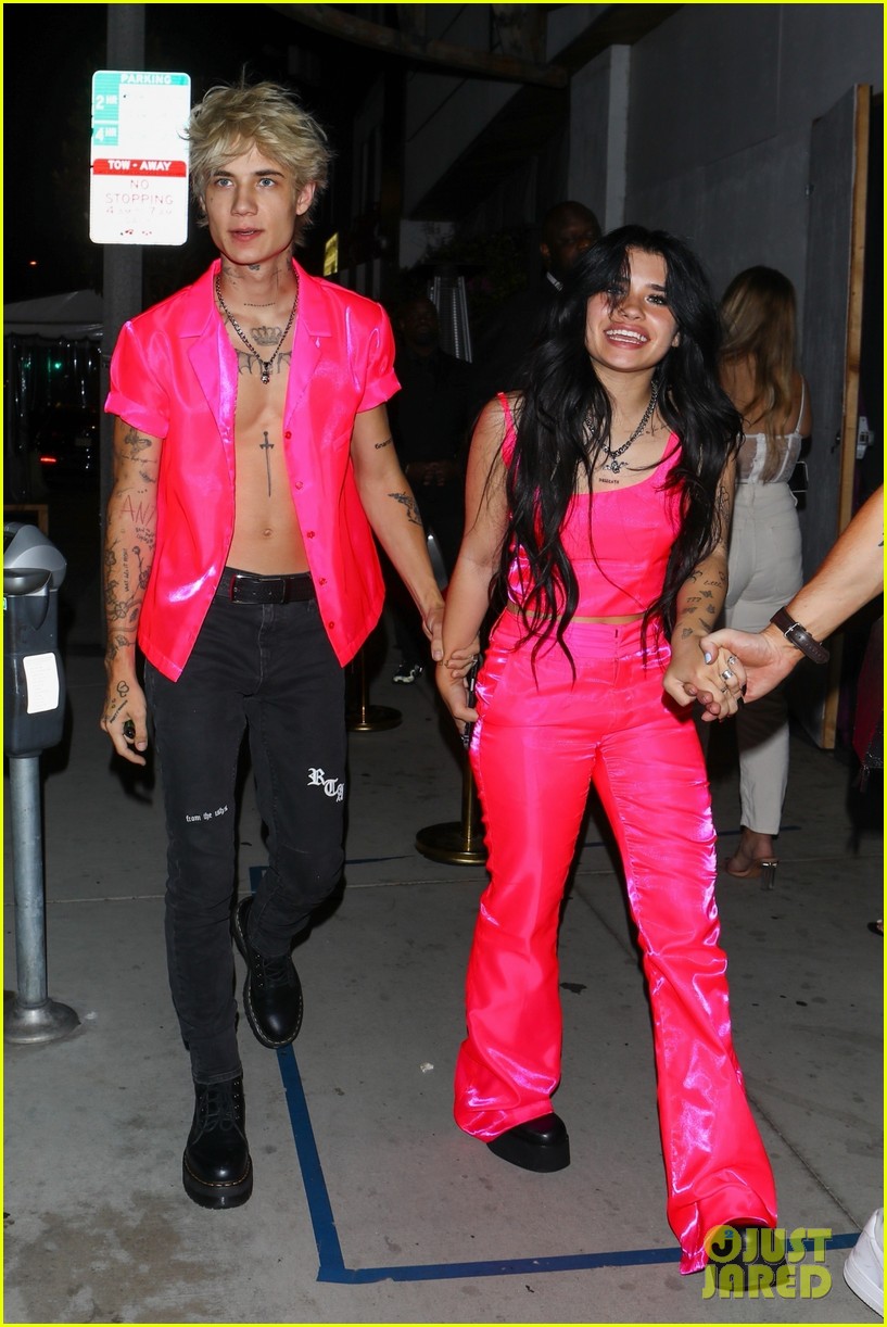 Jaden Hossler & Nessa Barrett Are Matching While Celebrating Her New Song