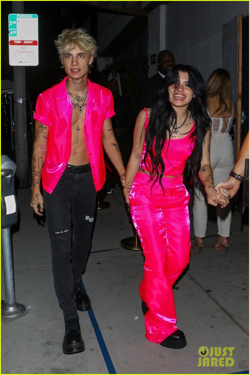 Jaden Hossler & Nessa Barrett Are Matching While Celebrating Her New Song