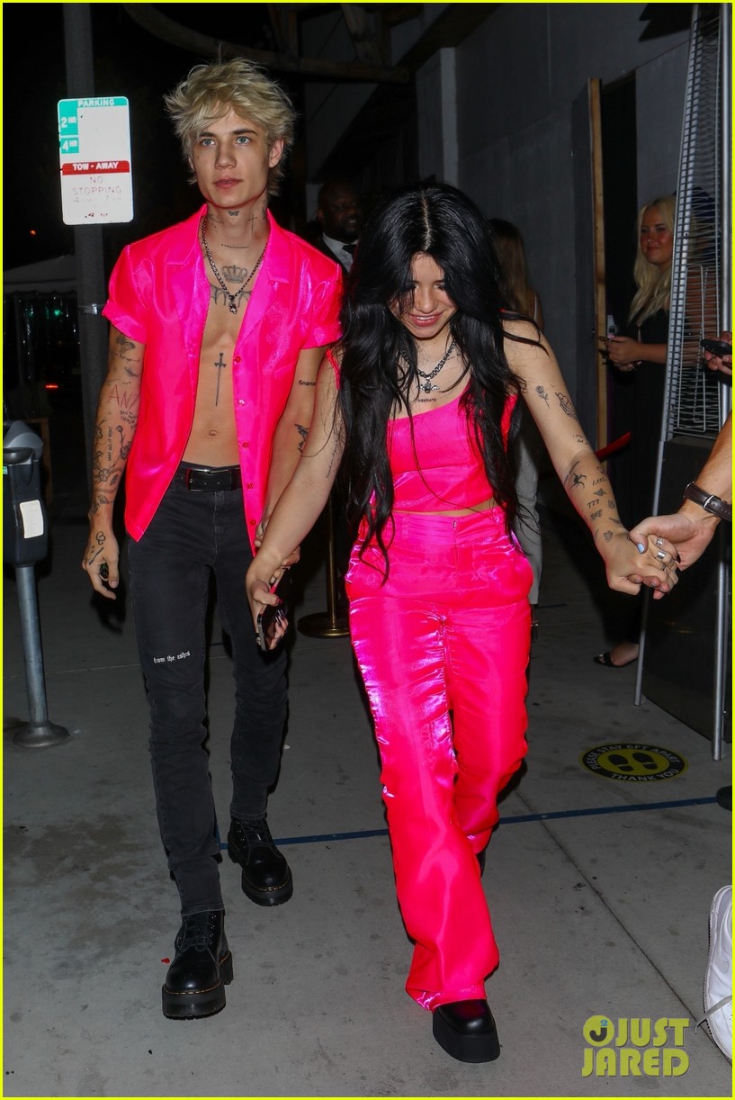 Jaden Hossler & Nessa Barrett Are Matching While Celebrating Her New Song