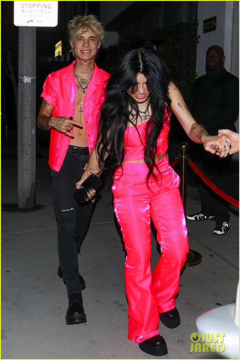 Jaden Hossler & Nessa Barrett Are Matching While Celebrating Her New Song
