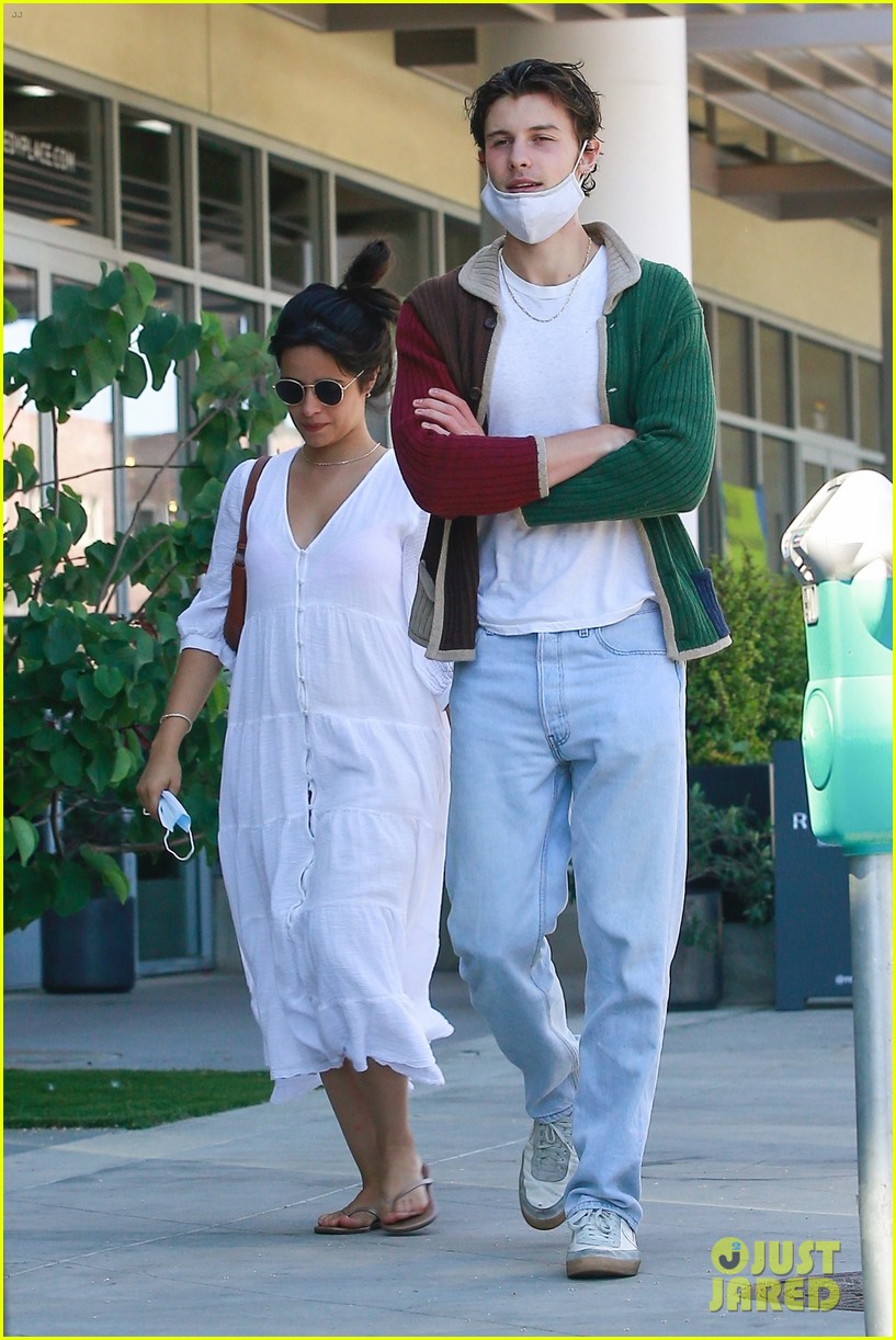 Camila Cabello Goes Cute in a White Dress While Out in WeHo with Shawn Mendes