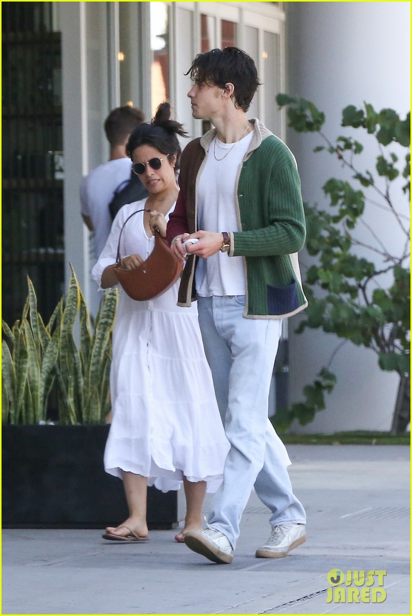 Camila Cabello Goes Cute in a White Dress While Out in WeHo with Shawn Mendes