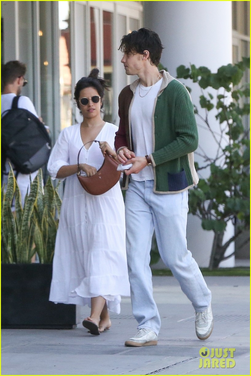 Camila Cabello Goes Cute in a White Dress While Out in WeHo with Shawn Mendes