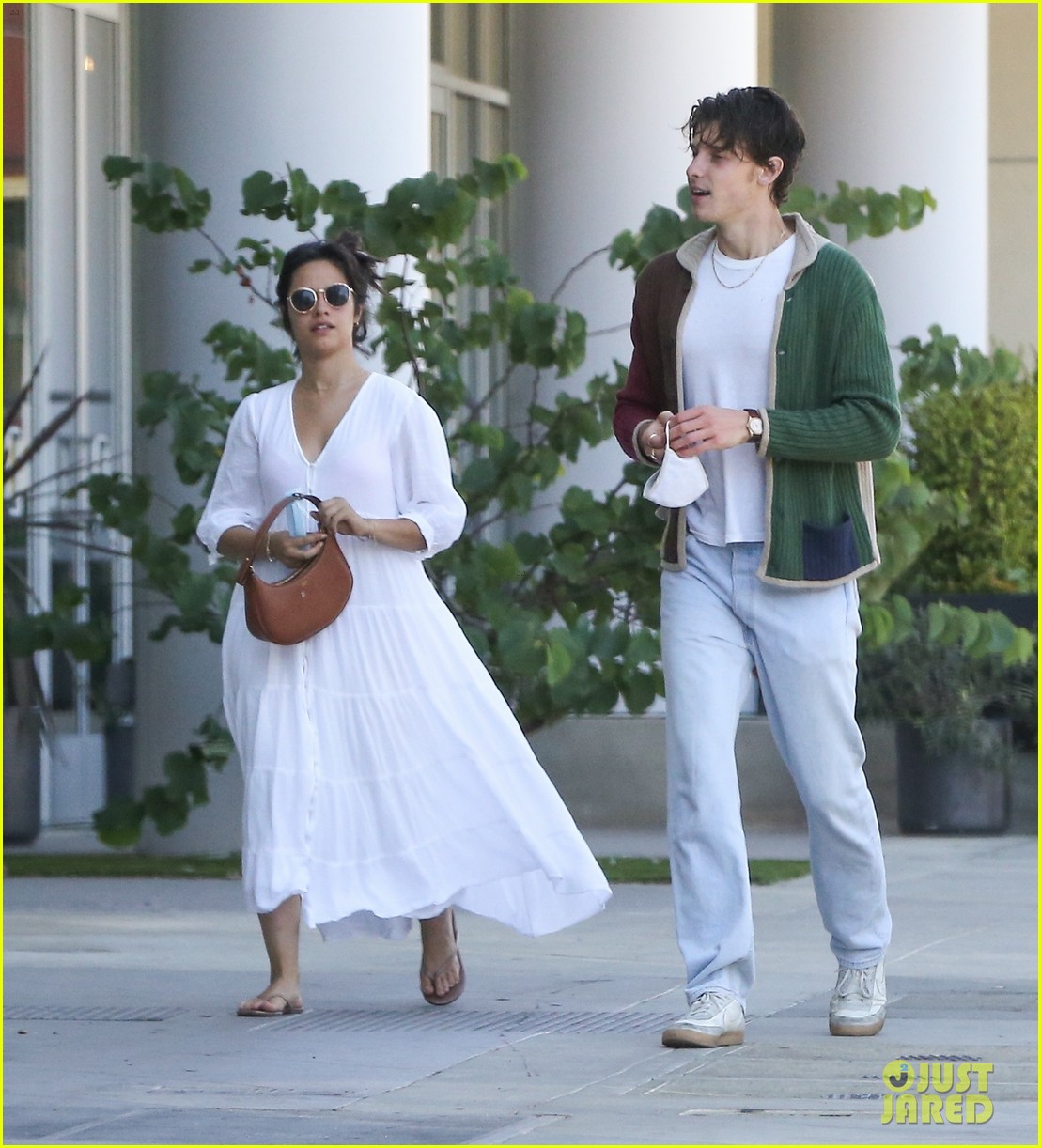 Camila Cabello Goes Cute in a White Dress While Out in WeHo with Shawn Mendes