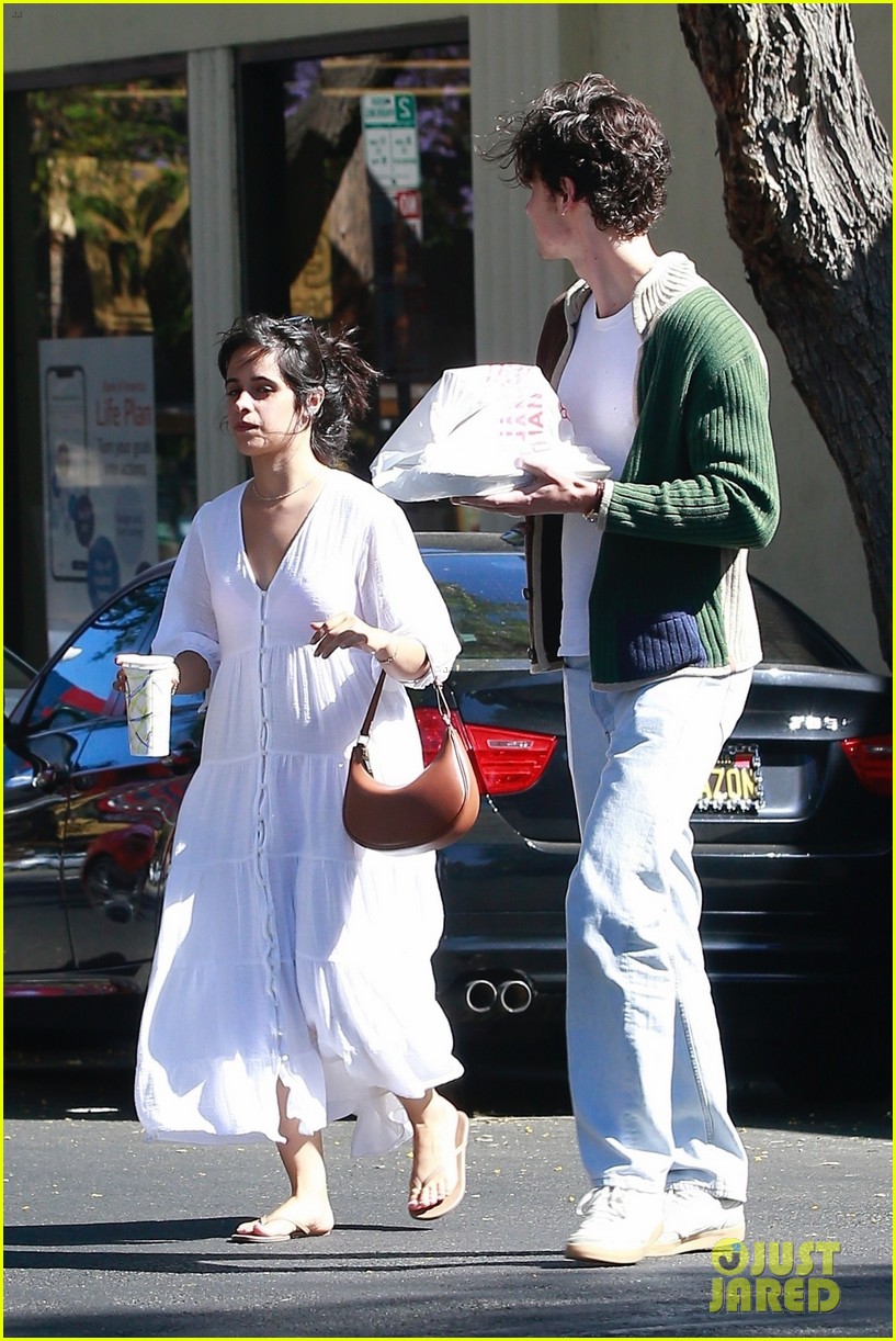 Camila Cabello Goes Cute in a White Dress While Out in WeHo with Shawn Mendes