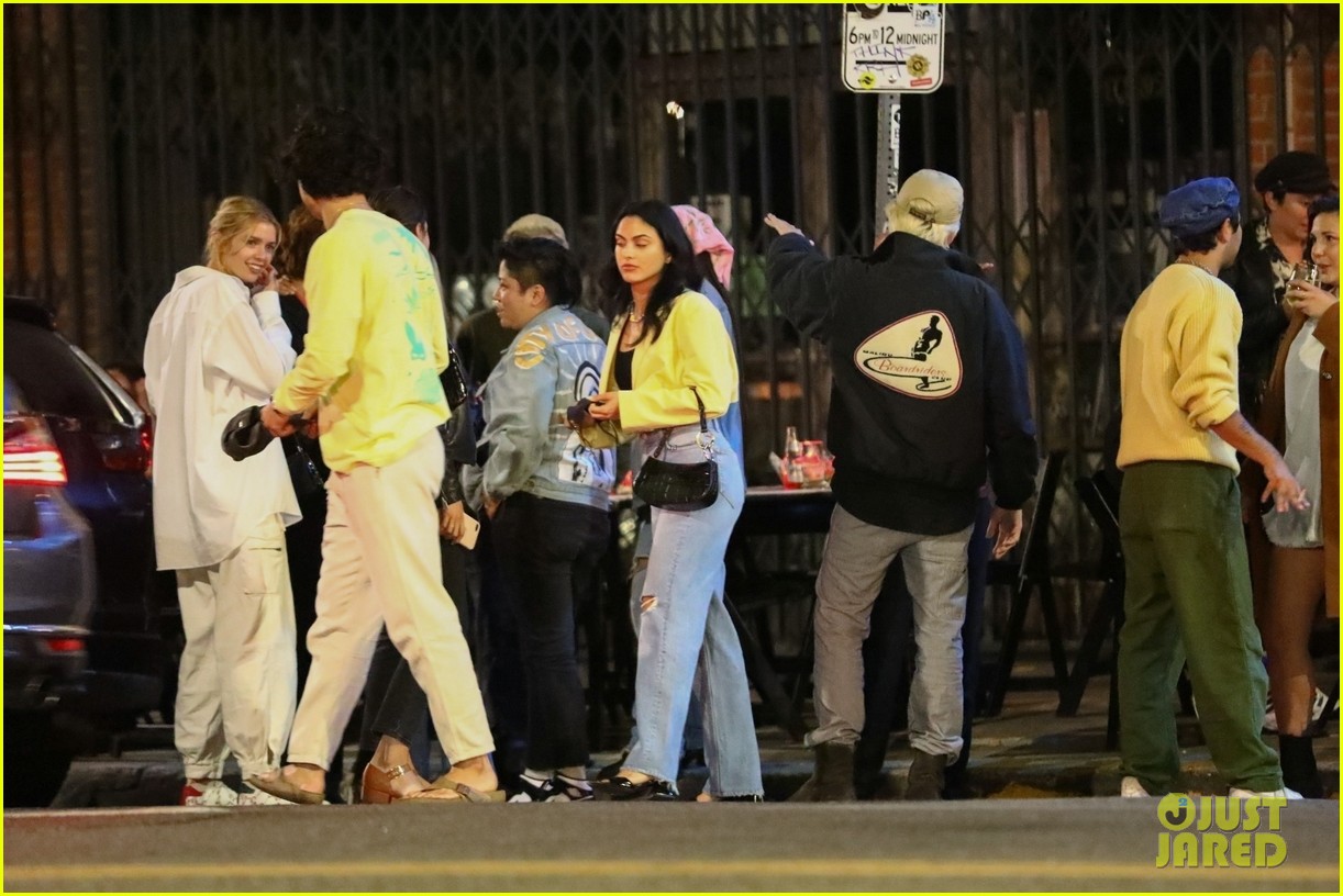 Camila Mendes Enjoys a Fun Friday Night with Charles Melton & Friends