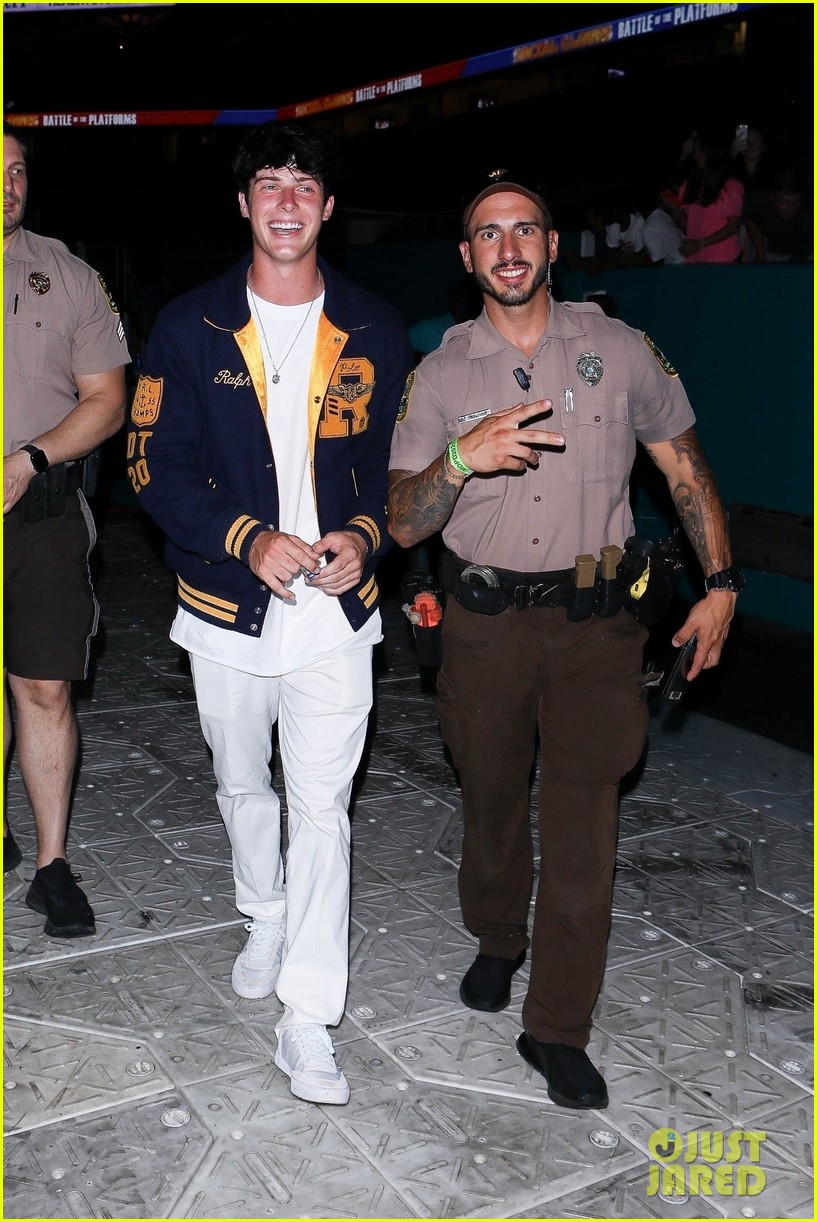 Noah Beck, Blake Gray & More Step Out To Support Friends at Boxing Event