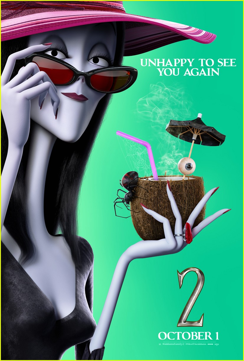 'The Addams Family 2' Gets New Vacation Themed Character Posters