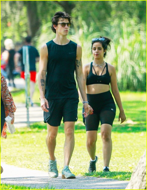 Shawn Mendes & Camila Cabello Enjoy a Walk in the Park!