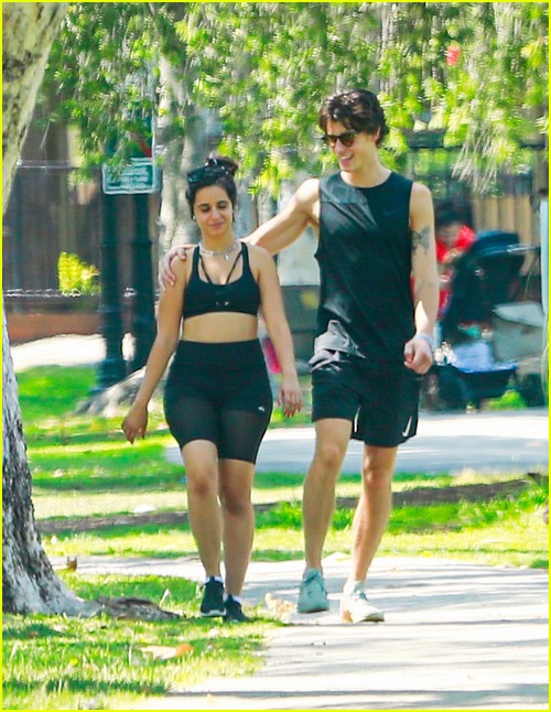 Shawn Mendes & Camila Cabello Enjoy a Walk in the Park!