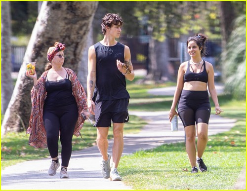 Shawn Mendes & Camila Cabello Enjoy a Walk in the Park!